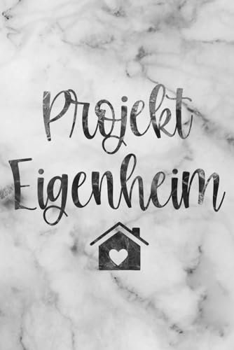 Projekt Eigenheim Marmor Bautagebuch Hausbau Tagebuch zum ausfüllen für Bauherren lustiges Geschenk für Hausbauer: A5 Format auf 100 Seiten mit Vorlagen zum eintragen