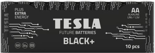 Tesla Batterien Aa Black+ LR06 – 10 Stück