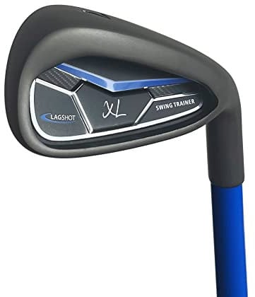 Lag Shot Golf XL 7 Iron Swing Trainer Longer (RIGHT HANDED) - Adds Distance & Accuracy to Your Drives. Named Best of the year! #1 Aid 2022! Strength Tempo Flexibility Hitting Whip, Blue