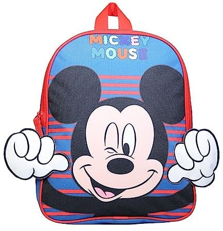 Bagtrotter Rucksack 31 cm mit Disney-Micky Maus-Motiv, Blau
