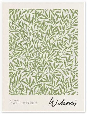 Posterlounge Willow Poster von William Morris 30 x 40 cm Grün Wandbilder Wanddeko