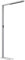 NCC-Licht LED Stehleuchte Linus Silber Up & Down 80W 11000lm CCT 3000K-5700K UGR<6 Dimmbar + Bewegungssensor + Tageslichtsensor