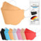 TubeRoo FFP2 Maske MHD 02.2025 orange Fischform 20 Stück Masken, Made in Germany, Versand aus Deutschland, weiche Ohrschlaufen Bänder, Atemschutzmaske