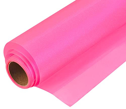 sourcing map Window Privacy Film 15.75 Inch x 9.84 Feet Frosted Glass Self-Adhesive One Way Window Film Sun Blocking Sticker for Home and Office Pink