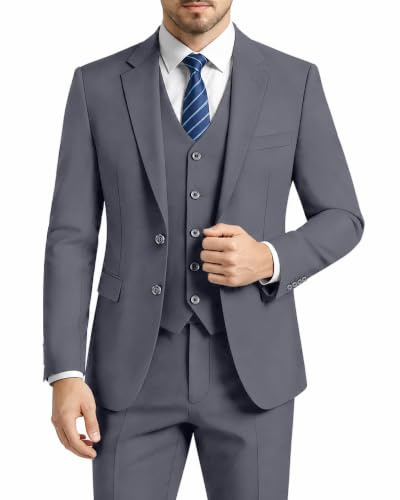 LUPURTY Herren Lupurty 3-teilige Anzüge für Herren Tuxedo (4er Pack)