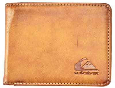 Quiksilver Slim Rays, Accessoire de Voyage-Portefeuille à Double pli Homme, Chocolat, L
