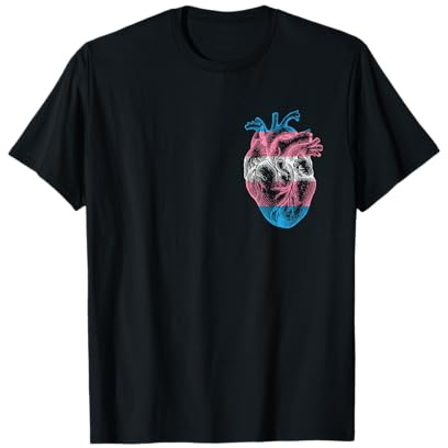 Transgender Pride Flagge Trans Heart T-Shirt