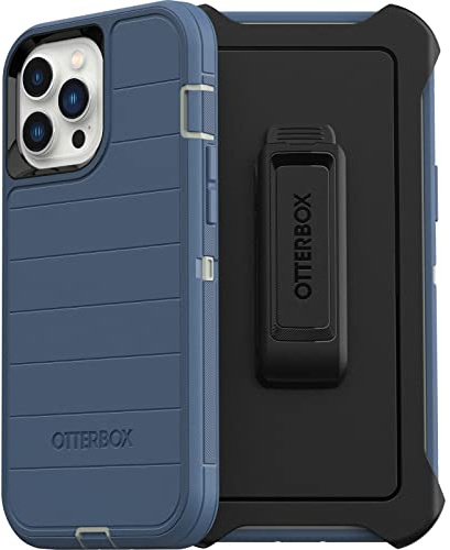 OtterBox Defender Series Screenless Edition Schutzhülle für iPhone 13 Pro Max & iPhone 12 Pro Max (nur im Lieferumfang enthalten), Holsterclip im Lieferumfang enthalten, mikrobieller Abwehrschutz,