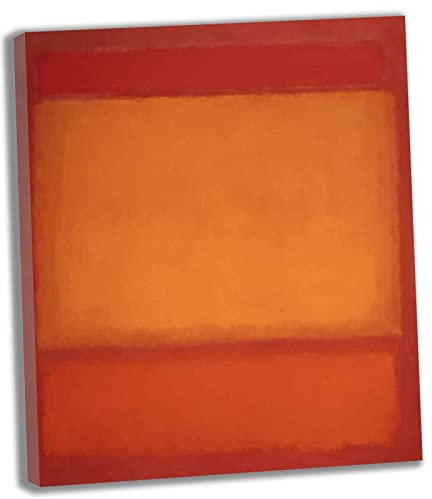 Lasite Mark Rothko Leinwandbilder Bild Wandbild Kunstdruck Wanddeko Wand Wohnzimmer Schlafzimmer zu drucken für Heimbüro Kann aufgehängt werden(Gerahmt,（60x72cm） 24x28inch)