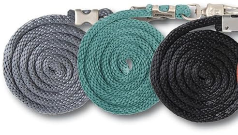 Amesbichler Reitsport Waldhausen Pferde Anbindestrick Premium mit Panikhaken 2 Meter Führstrick Anbindeseil, robust