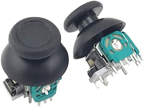 Qutsvosh 3D pulgar joystick izquierdo y derecho Rocker para PS4Slim / Pro Thumb Rocker Reemplazo
