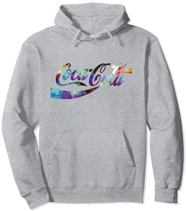 Logo Coca Cola dégradé coloré Sweat à Capuche