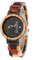 KIM JOHANSON® Holz-Edelstahl Armbanduhr *Week* für Damen und Herren | Mit Datum- & Tagesanzeige | Handgefertigt | Quarz | Analog Uhr | Vegan | Geschenk | Silber | Verstellbares Armband | Inkl Uhrenbox