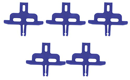 POENVFPO Fahrrad-Scheibenbremsen-Abstandshalter, Kunststoff, Leichter Aufprallschutz, Fahrrad-Bremsbelag-Abstandshalter, 5 Stück, für Mountainbike