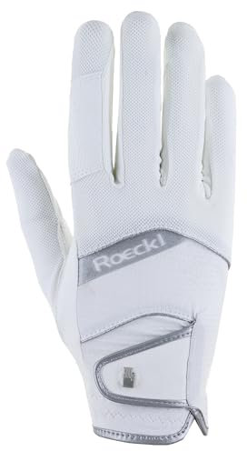 Roeckl Sports Reithandschuh Millero, Freizeit Sommer Handschuh, Weiß 8