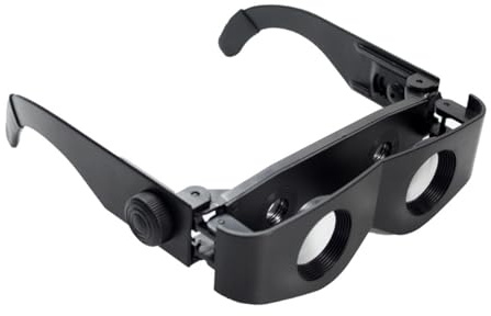 ZONADAH Fishing Binoculars Hands Clear View Opera Binocular Glasses for Bird Watching HD Magnifying Glass Glasses fo Fishing Reading Watching TV Sports