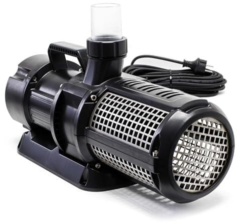 SunSun SuperEco CET-35000 Pompe de bassin et Filtration 450W avec Débit de 32000l/h Câble 10m Bassin