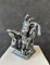 Barberinii Faun Statue schlafender betrunkener Satyr, 24 cm, Brust-Skulptur, griechisches Dekor, Statue-Dekor (Silber)