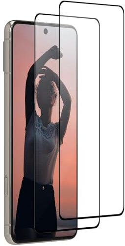 Beukei Protector Pantalla para Google Pixel 8 Pro, 2 Piezas Protector Cristal, [Sin Burbujas][HD Transparente][Antiarañazos][Antihuellas][9H Dureza] Vidrio