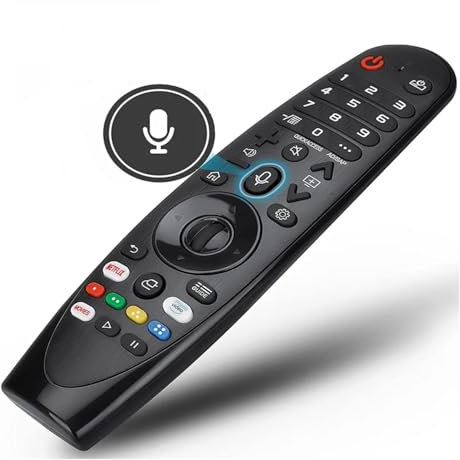 Voice Magic AKB75855501 - Telecomando sostitutivo per LG OLED QND, NanoCell Webos Smart TV, AN-MR20GA, MR19BA, MR18BA, MR650A, con funzione puntatore