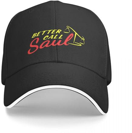 AIETPOIJ Basecap Klassische Better Call Saul Baseball Cap Sommerhüte Hat Man for The Sun Caps Snap Back Hat Caps Für Männer Frauen Geschenk