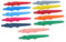 EXCEART 12st Bemalte Buntstifte Kinder Buntstifte Dreieckige Buntstifte Alligator-buntstifte Jumbo-buntstifte Buntstifte Mit Handflächengriff Gelstifte Für Kinder Buntstifte Wachs