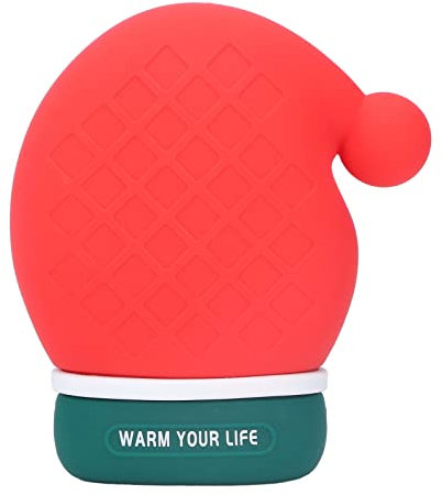 Silicone Hand Warmer, Water Injection Hot Water Bottle, Christmas Hat Gloves Warmer Bag, Cartoon Hot Water Bag, for Home, Office, Bedroom, Dormitory, Environmentally Friendly and