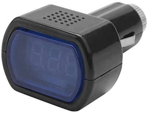 Swiixxer 12-24V LED Zigarettenanzuender KFZ Batterie Tester Spannungsanzeige Voltmeter