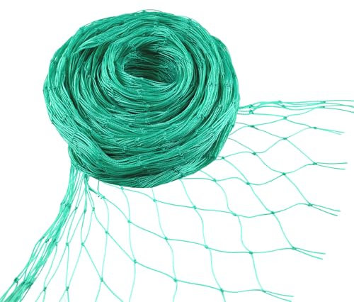 LINSOCLE Hühnernetz 10m x 1,5m | Geflügelnetz 5cm Grobmaschen | Hühnerzaun, Volierennetz & Geflügelschutznetz – UV-stabilisiertes Greifvogel Schutznetz Netz für Hühnergehege, Balkon,Garten