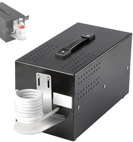 Four électrique de 1300 W, four de fusional de table compact avec une température maximale de 900 °C, four de décuisson pour la fabrication de bijoux et la fonte de métaux, circulation d'eau