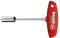 Wiha Llave de vaso con mango corredizo Cuadrado interior niquelado brillante 6 mm (01005)