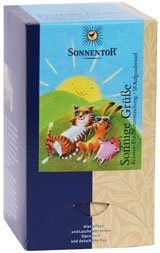 Sonnentor Sonnige Grüße Kräuter-Früchtetee, Sonnentor 18 x 2,5 g
