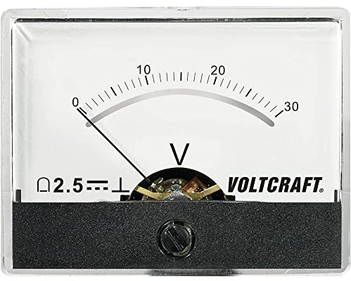 VOLTCRAFT AM-60X46/30V/DC AM-60X46/30V/DC Einbau-Messgerät AM-60X46/60V/DC 30 V Drehspule