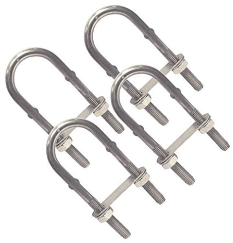 4 Stück U-Bolzen M5 Edelstahl Bügelbolzen Gewindebügel Öse Bügel V2A