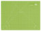 Wedo 79230 Schneidematte Comfortline A4, CM 30, beidseitig bedruckt, selbstschließende Oberfläche, 30 x 22 x 0,3 cm, apfelgrün