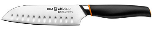 BRA Efficient Cuchillo Santoku, Acero Inoxidable, Gris, 3 x 4 x 30 cm