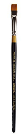 Kingart Original Gold Paint Brush-Chisel Blender, Size: 10