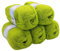 5 x 100g Strickwolle Alize Bebe einfarbig, 500 Gramm Wolle zum Stricken und Häkeln (kiwi 117)