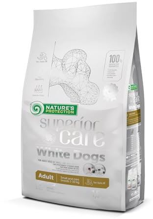 Nature's Protection Superior Care Hundefutter Trocken Getreidefrei für Alle Kleine & Mini-Rassen - Hypoallergenes Hundefutter mit Lamm, Trockenfutter für Erwachsene Hunde, 1.5kg