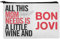Bon Jovi Make-up-Kosmetiktasche mit Aufschrift Mom Needs Wine and Jovi, OneSize
