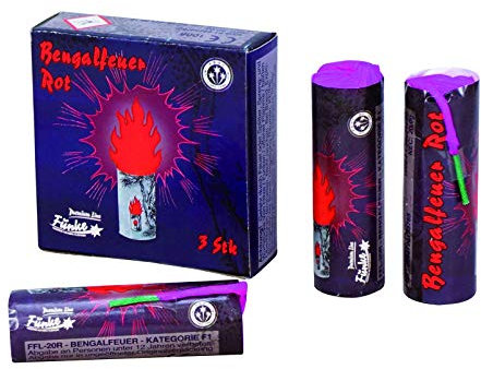Funke Bengalfeuer Rot - F1 - 3 STK.