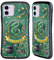 Head Case Designs Offiziell Offizielle Harry Potter Slytherin Muster Deathly Hallows XIII Hybride Handyhülle Hülle Huelle kompatibel mit Apple iPhone 11