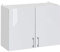 Cuisineandcie - Meuble Haut DE Cuisine ECO Blanc Brillant 2 Portes L 80 cm + 1 étagère - Meuble Rangement, Armoire