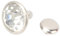 Pssopp 100 Stück Strassnieten Kristalldiamantnieten Nieten Inlay Schnelle Nieten Flecken Nieten für DIY Leder Kleidung Tasche Schuhe Basteln oder Reparieren (Silber + weißer Diamant)