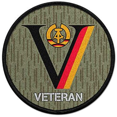 Copytec Patch NVA DDR Veteran Dienstzeit Strichtarn Reservist Nationale 9cm#36710