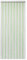 Trintion Aluminium Chain Curtain 90x214.5cm Insect Pest Control Door Screen Curtains Home Door Fly Screen Insect Bug Screen Strip Blinds String Doorways Divider Door Chain Curtain Green Silver