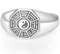 MAYIYAHO Vintage Acht Diagramme Metall Gothic Fingerring für Männer Frauen Einstellbare Party Opening Ringe Hohe Qualität