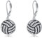YAFEINI Volleyball-Geschenke Ohrringe für Frauen Mädchen Sterling Silber Volleyball Dangle Drop Ohrringe Inspirational Schmuck für Volleyballspielerinnen
