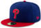 New Era MLB 59FIFTY 2-Tone Authentic Collection Fitted On Field Game Cap Hat (as1, Numeric, Numeric_8, Philadelphia Phillies), Blau, 8