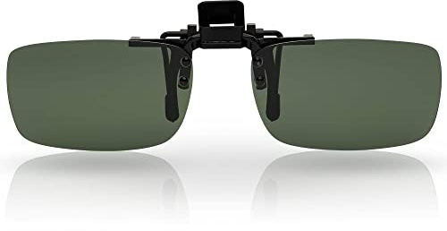 BEZLIT Randloser Clip-On Sonnenbrillenaufsatz 30447 für Damen & Herren – polarisiert, UV400, STVO-zugelassen, zum Aufclipsen auf Brillen